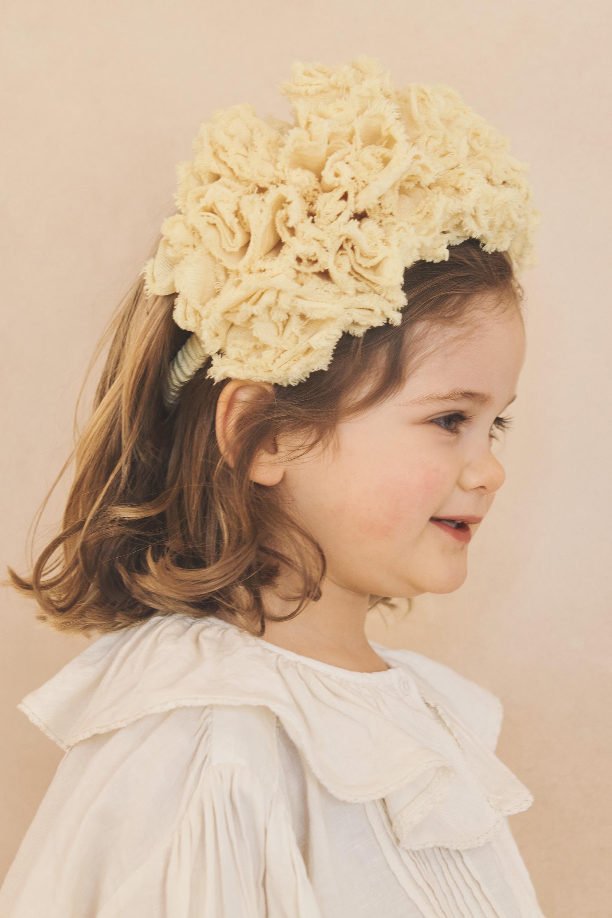 SERRE-TÊTE FLEURS EN COTON ET LIN ÉDITION LIMITÉE